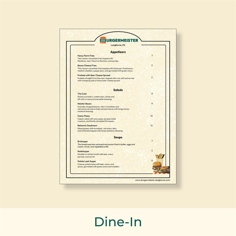 Picture for category Dine In
