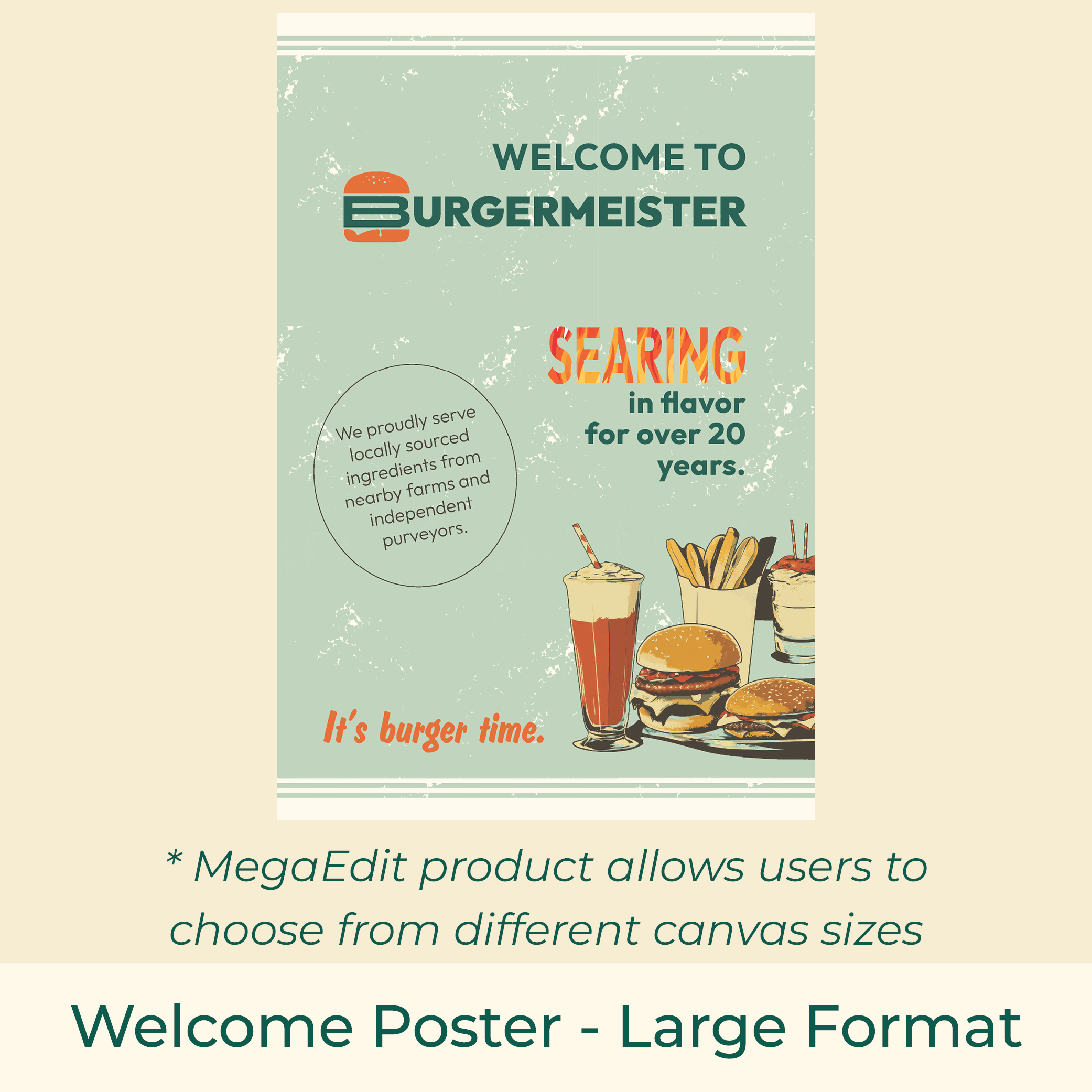 Welcome Poster (Different Sizes)