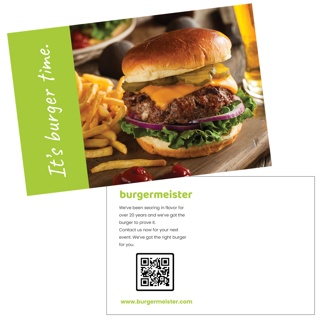 Show details for Catering Postcard - Generic (Static PDF product, with option for mailing list upload)