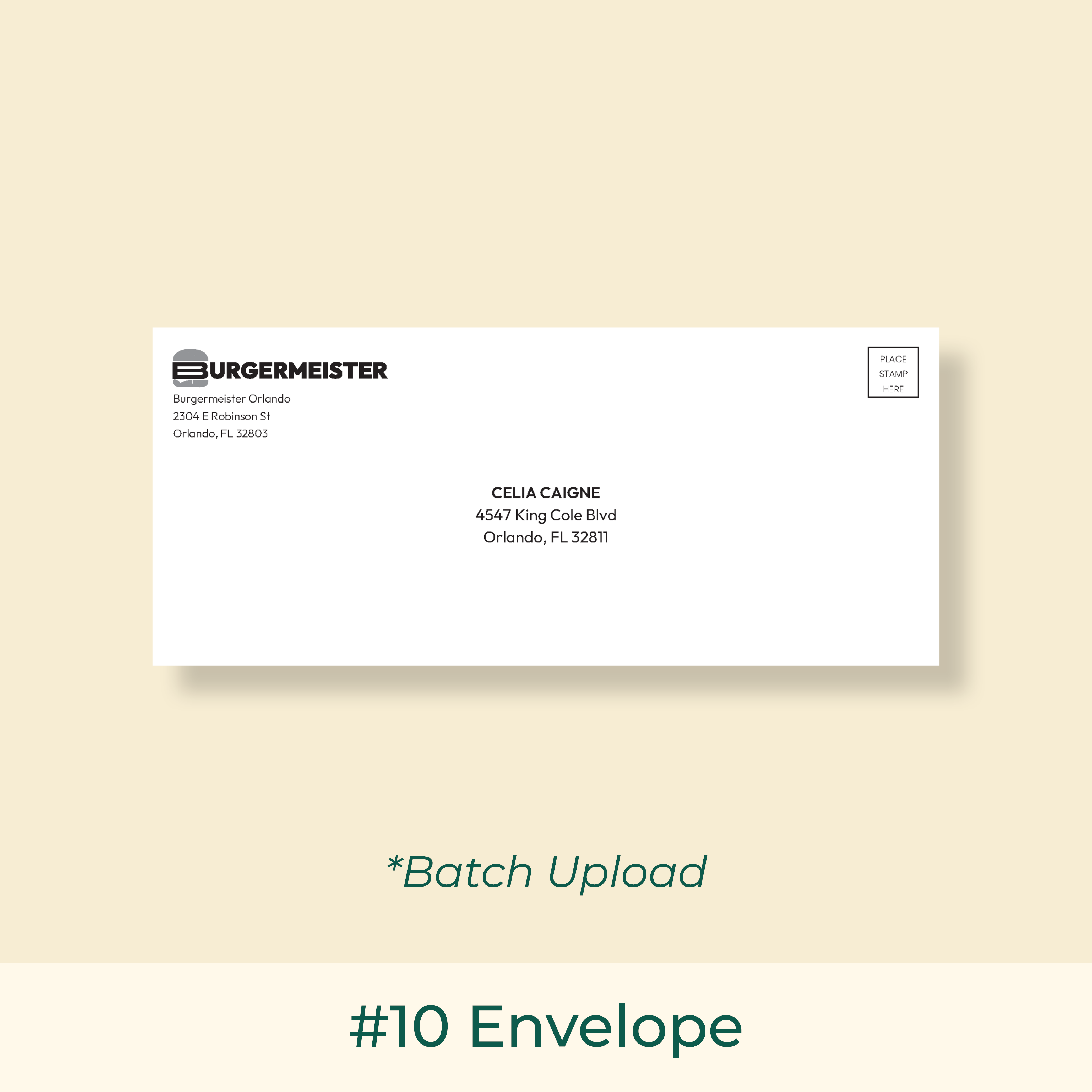#10 Envelope