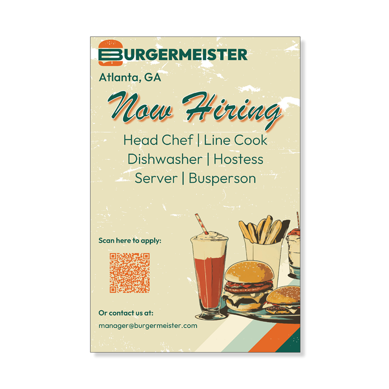 Show details for Now Hiring Poster - uses Album Management and other Invent features.