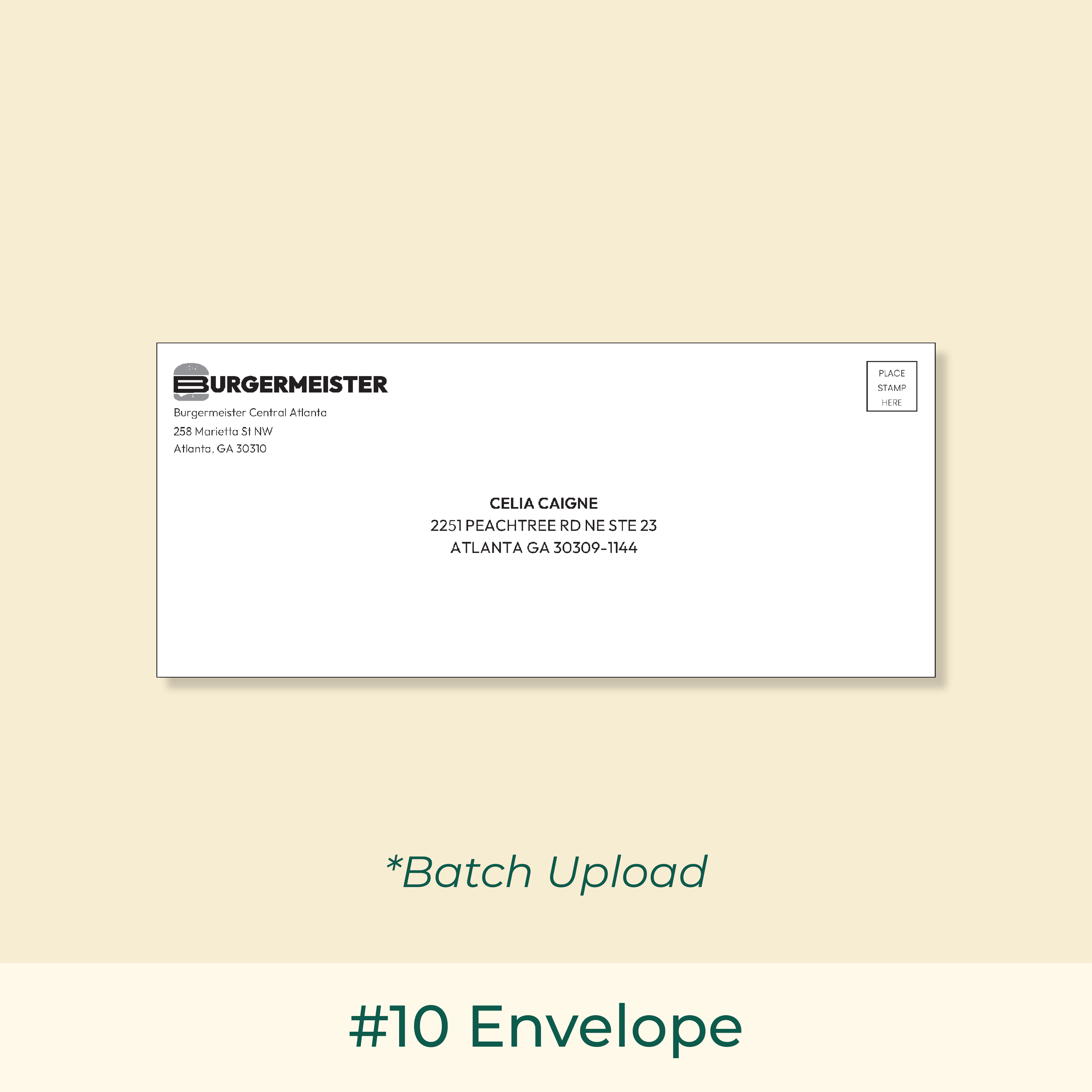 #10 Envelope